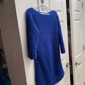 selling handmade royal blue dress.